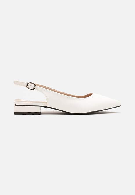 Pantofi cu toc Eveltia Albi 4