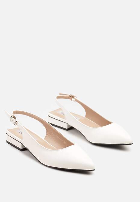 Pantofi cu toc Eveltia Albi 5