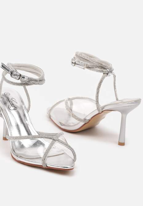 Pantofi stiletto Balaa Argintii 6