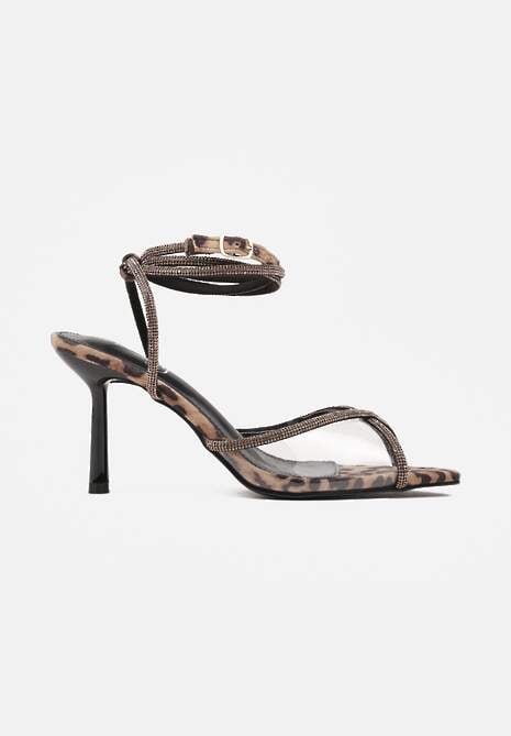 Pantofi stiletto Balaa Imprimeu leopard 4