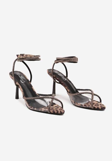 Pantofi stiletto Balaa Imprimeu leopard 5