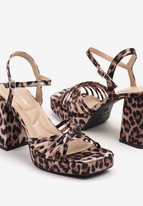 Sandale Senavella Imprimeu leopard 6