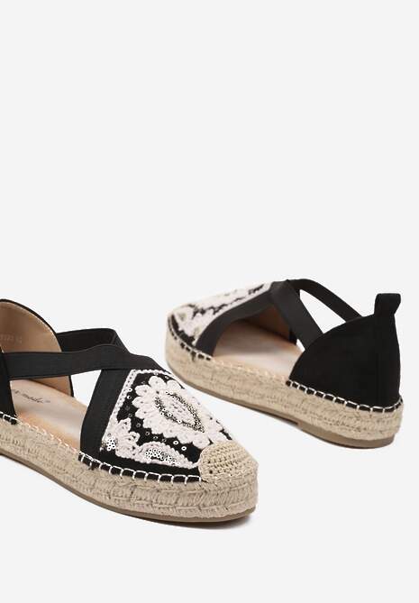 Espadrile Atera Negre 6