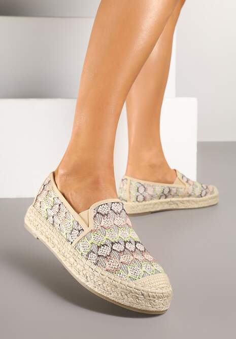 Espadrile Raslira Bej