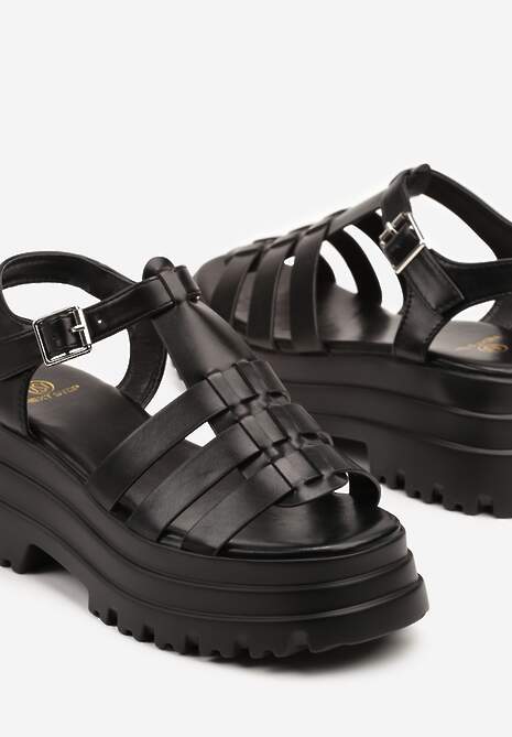 Sandale Caliona Negre 6