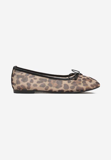 Balerini Azzeria Imprimeu leopard 4