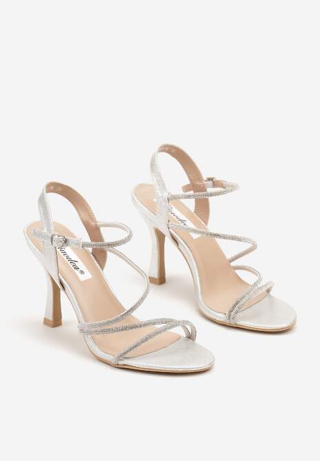 Pantofi stiletto Wanilia Argintii 5