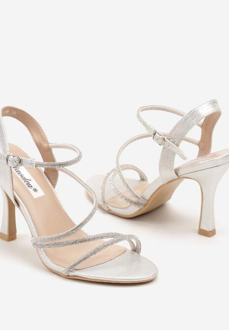 Pantofi stiletto Wanilia Argintii 6