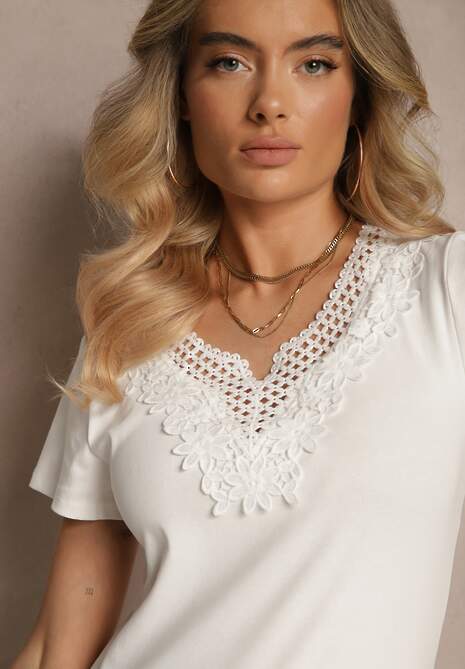 T-shirt Rasinea Alb 5