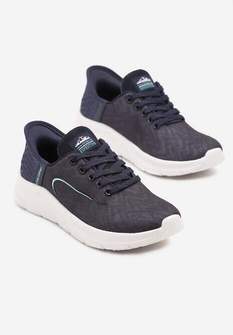 Sneakers Darilen Bleumarin cu verde mentă 5