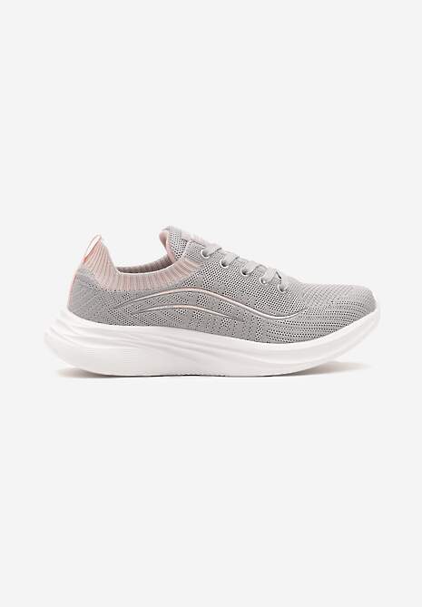 Sneakers Alirone Gri deschis 4