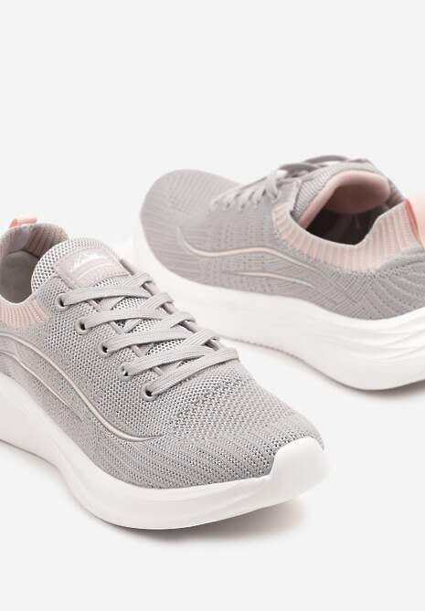 Sneakers Alirone Gri deschis 6