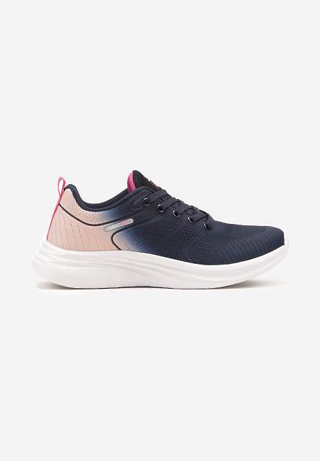 Pantofi sport Elanielia Bleumarin cu roz 4