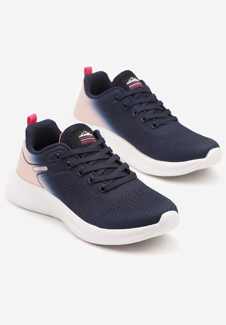 Pantofi sport Elanielia Bleumarin cu roz 5