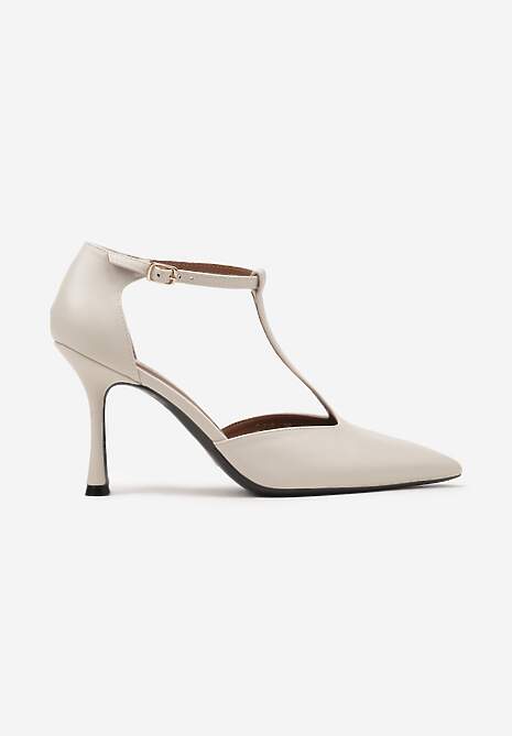 Pantofi stiletto Isorela Albi 4