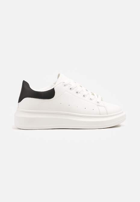 Sneakers Elanireth Alb cu negru 4