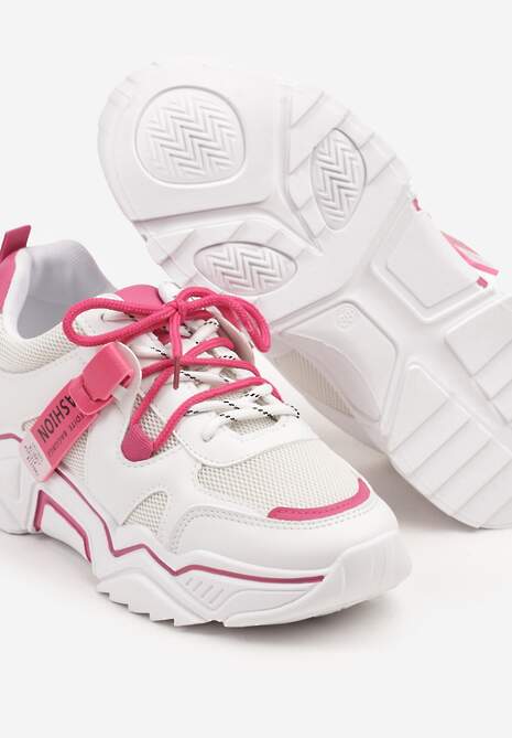 Sneakers Taneril Alb cu roz 6