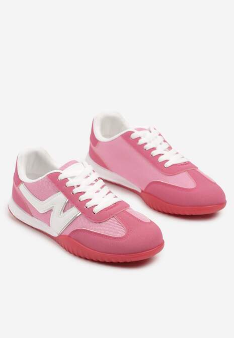 Różowe Sneakersy Klasyczne Tenisówki Istia 5