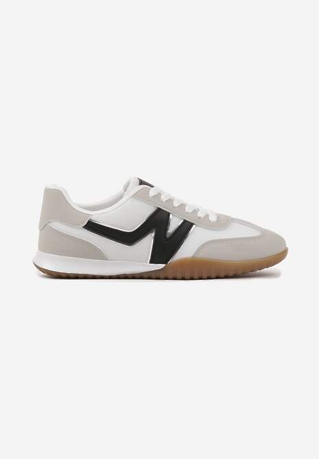 Szaro-Czarne Sneakersy Klasyczne Tenisówki Istia 4