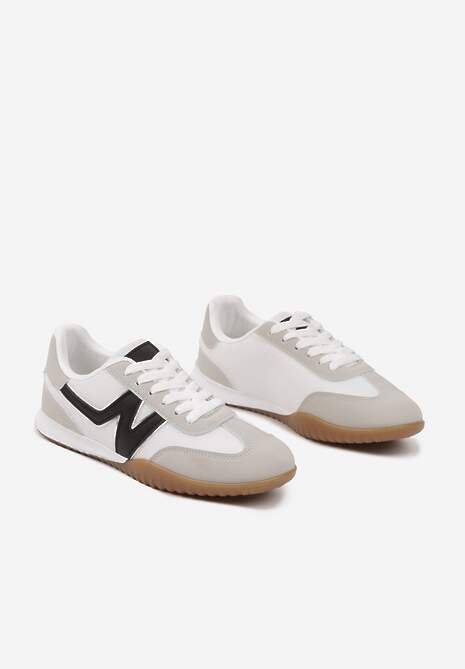 Szaro-Czarne Sneakersy Klasyczne Tenisówki Istia 5