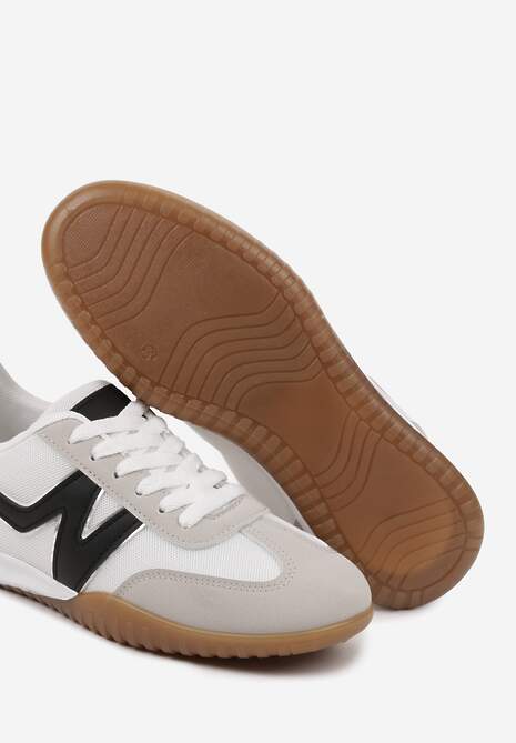 Szaro-Czarne Sneakersy Klasyczne Tenisówki Istia 6