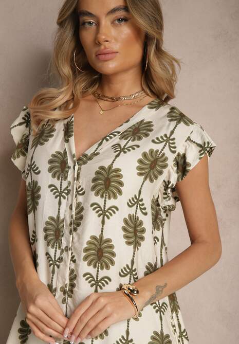 Rochie Efalithea Bej închis 5