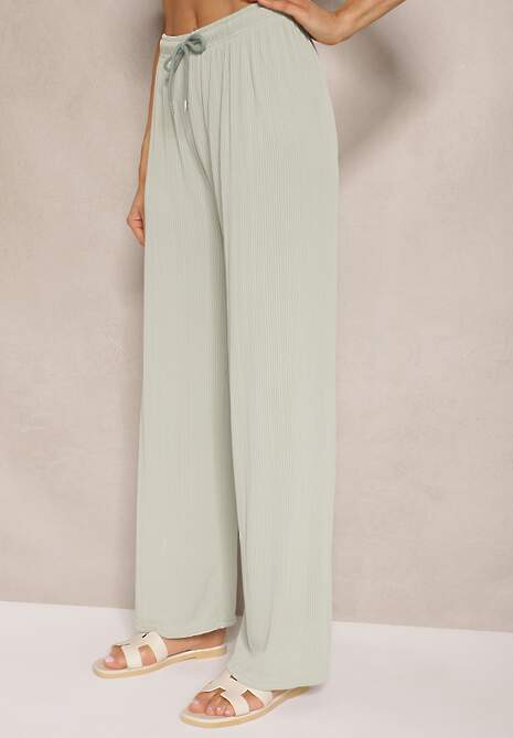 Pantaloni Harisna Verde deschis 4