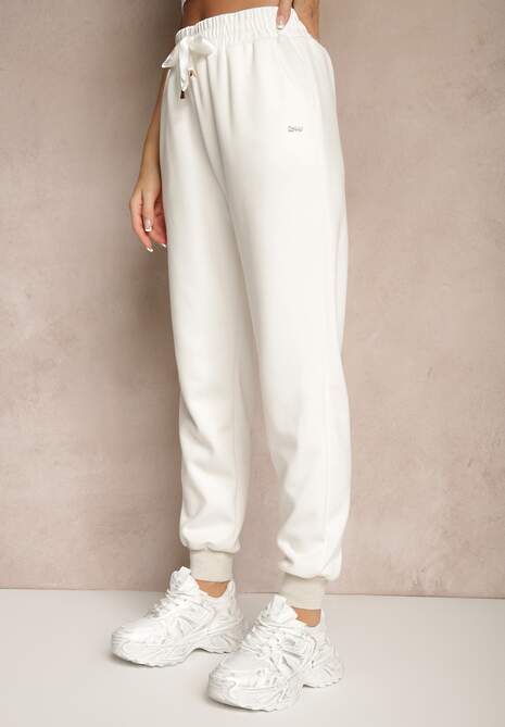 Pantaloni Evelzia Albi 4