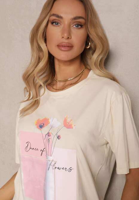 T-shirt Setolina Bej deschis 5
