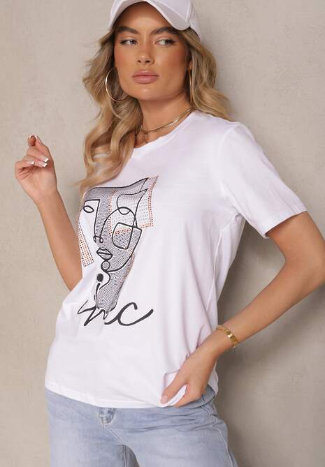 T-shirt Canilea Alb 4