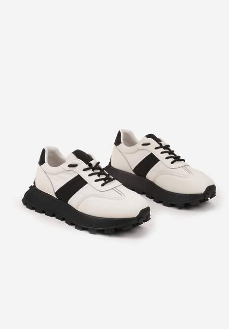 Sneakers Efalorena Bej cu negru 5