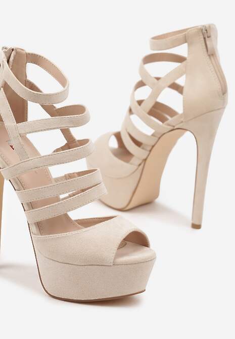Pantofi stiletto Naniel Bej 6