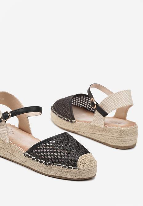 Espadrile Alianara Negre 6