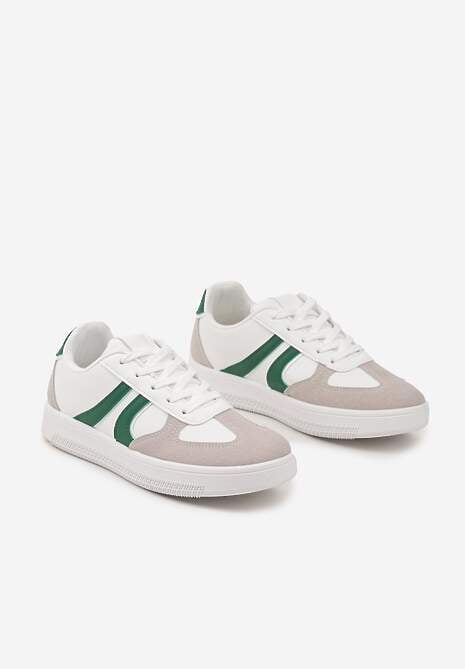 Sneakers Setinora Alb cu verde 5