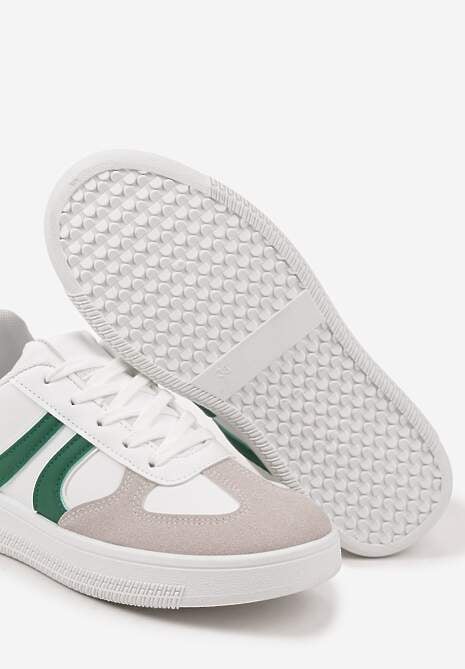 Sneakers Setinora Alb cu verde 6