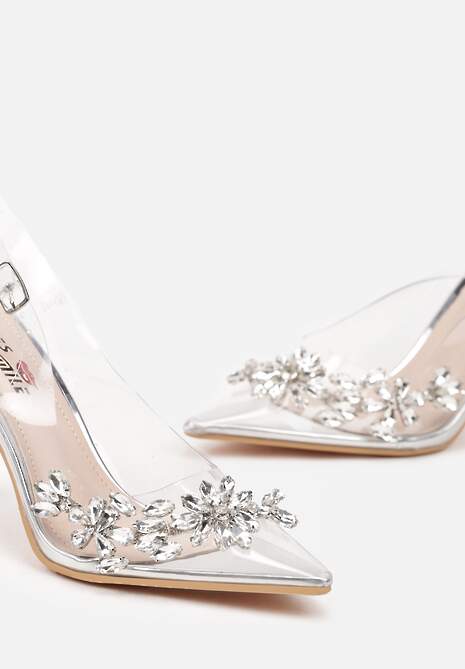 Pantofi stiletto Avelsemi Argintii 6