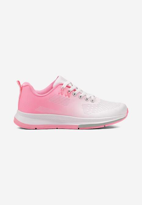 Pantofi sport Maccaria Alb cu roz 4