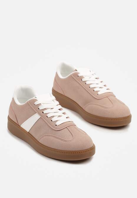 Różowe Sneakersy w Stylu Kultowych Tenisówek Gillifia 5
