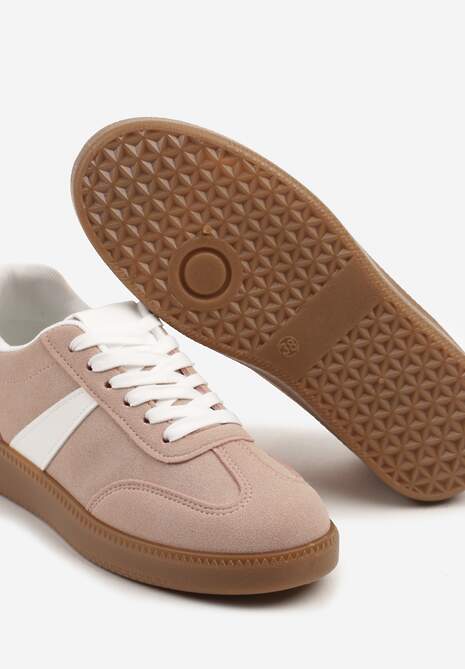 Różowe Sneakersy w Stylu Kultowych Tenisówek Gillifia 6