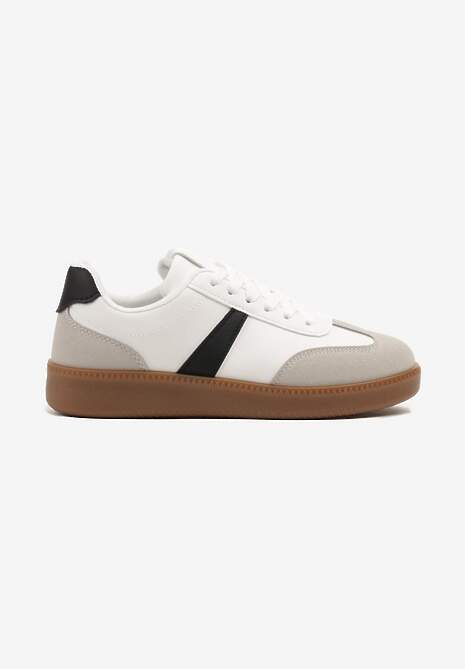 Białe Sneakersy w Stylu Kultowych Tenisówek Gillifia 4