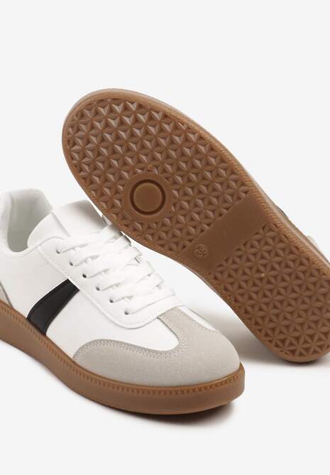 Białe Sneakersy w Stylu Kultowych Tenisówek Gillifia 6