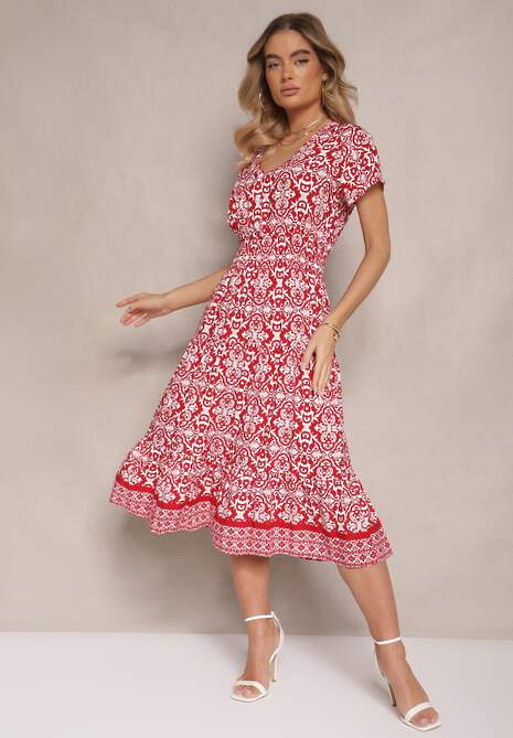 Rochie Lanarisa Roșie 4