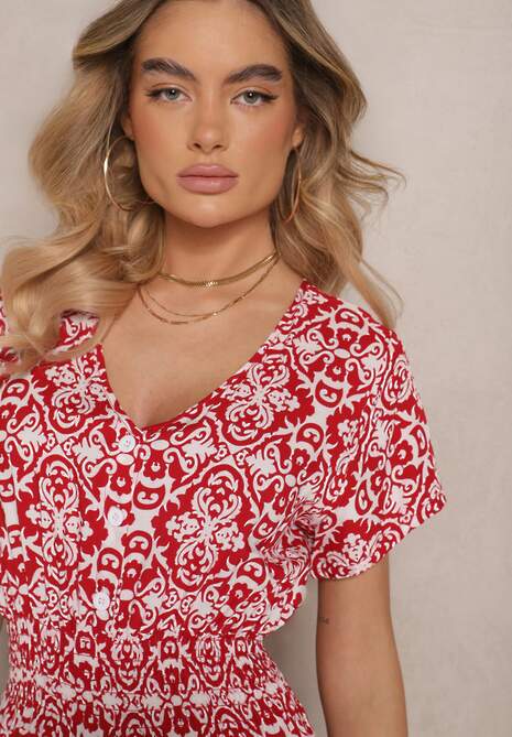 Rochie Lanarisa Roșie 5