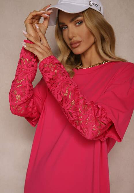 Rochie Tanisla Fucsia 5