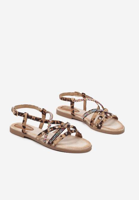 Sandale Nanolea Imprimeu leopard 5