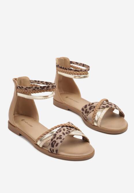 Sandale Luriosha Imprimeu leopard 5