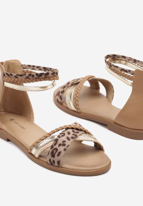 Sandale Luriosha Imprimeu leopard 6