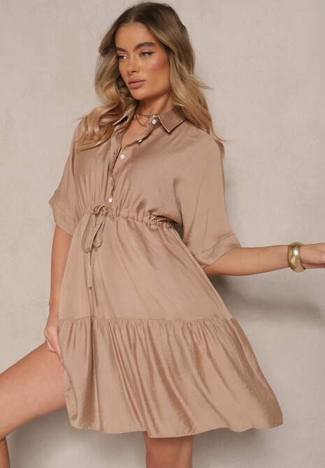 Rochie Nanovias Bej închis 4