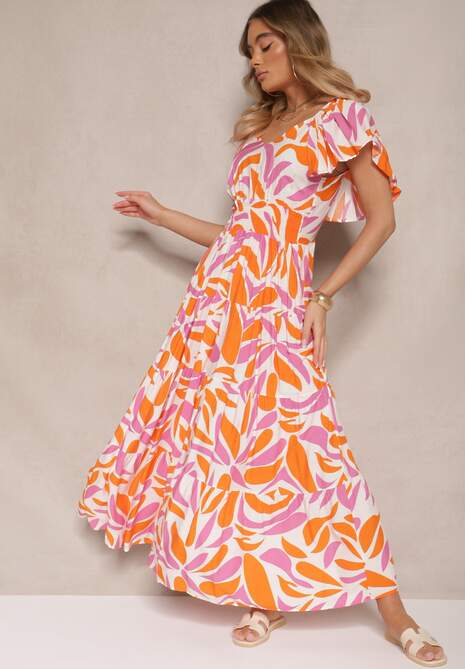 Rochie Anisoria Portocalie 4
