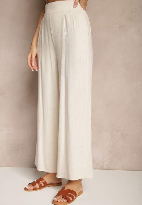 Pantaloni Sanariela Bej 4